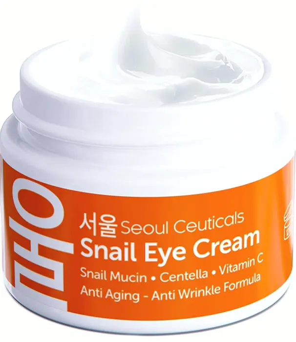 SeoulCeuticals Snail Mucin Under Eye Cream - 97.5% Snail Mucin Formula 0.5 oz