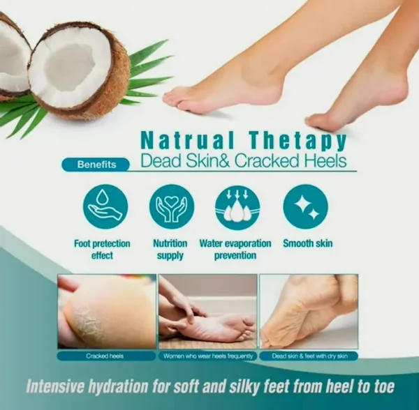 Deep Heel Repair Mask (6-Pack) | Coconut + Milk Extract + Hyaluronic Acid