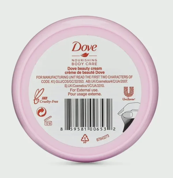 Dove Hydrating Body Cream (4-Pack), 2.53 Oz Jars