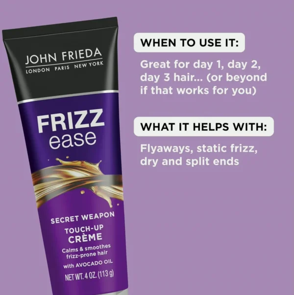 Johnny Frieda Frizz Tame No-Frizz Cream, 4 Ounce