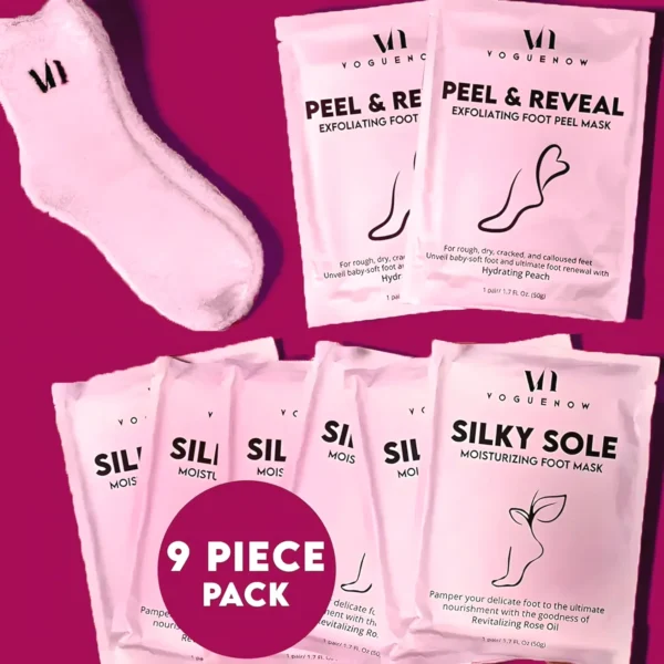 Pedicure Set (Bundle of 8) - Hydrating & Peeling Booties