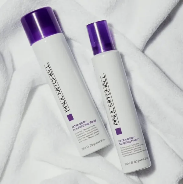 Paul Mitchell Extra-Body Sculpting Foam, Volumizes + Adds Volume, For Fine Hair, 198 ml.