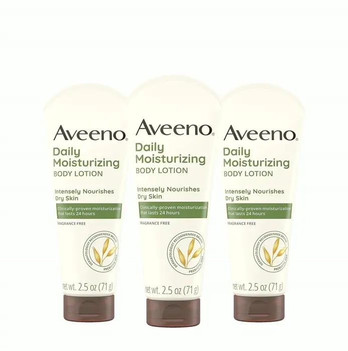 Aveeno Daily Moisturizer, Nourishes Dry Skin, Pack of 3