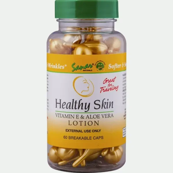 Healthy Body Cream - Vitamin E & Aloe Vera - For Dry Skin