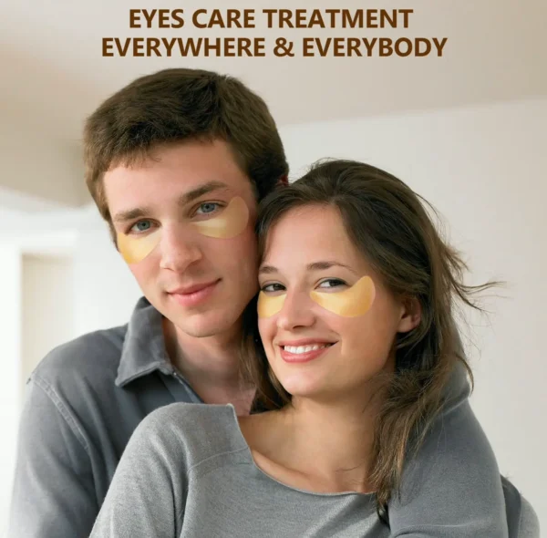 Pieces 24K Eye Masks, 30 Pairs, Moisturizing Pads