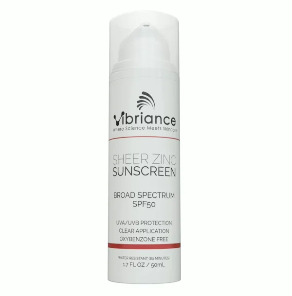 Vibriance Sheer Mineral Face Sunscreen SPF 50, Tinted Blend, 1.7 fl oz