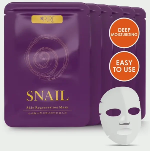 Korean Mucin Face Mask - 10ct Anti Hydrating Sheets