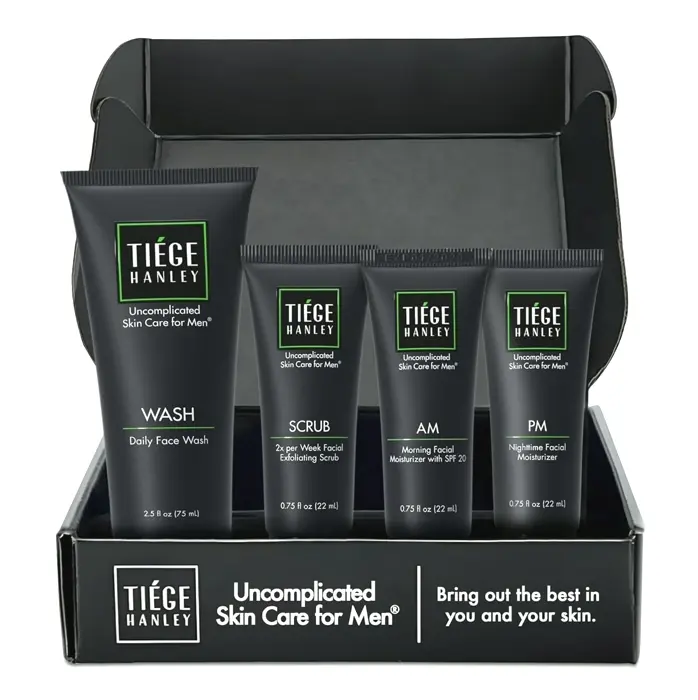 Men's Skin Care  Kit: Essential Facial   Regimen