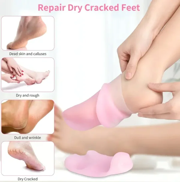 Moisturizing Gel Socks for Dry Feet
