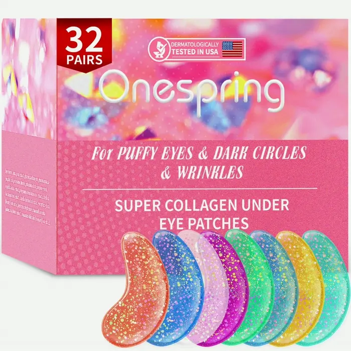 Under Eye Pads (32 Pairs) - Collagen-Loaded, Anti-Puffiness & Dark Spot Treatment