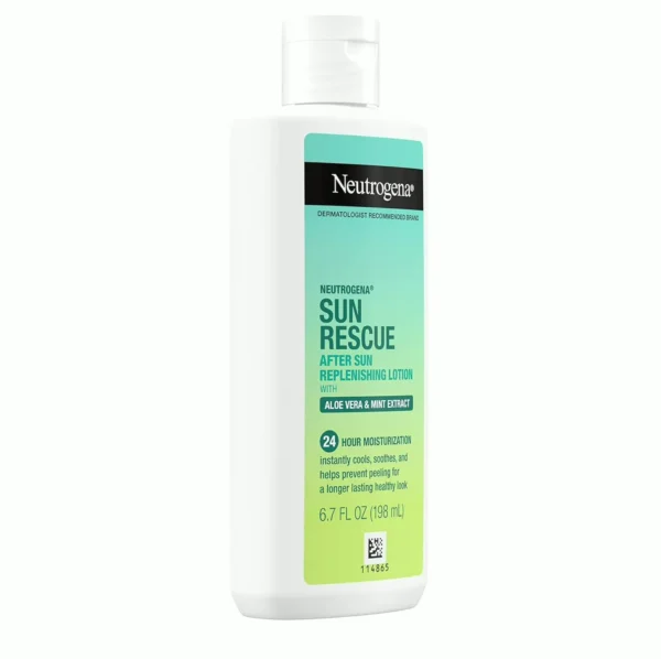 Neutrogena Sun Rescue After Sun Lotion with Aloe Vera, Mint Extract, & Vit E, 6.7 oz