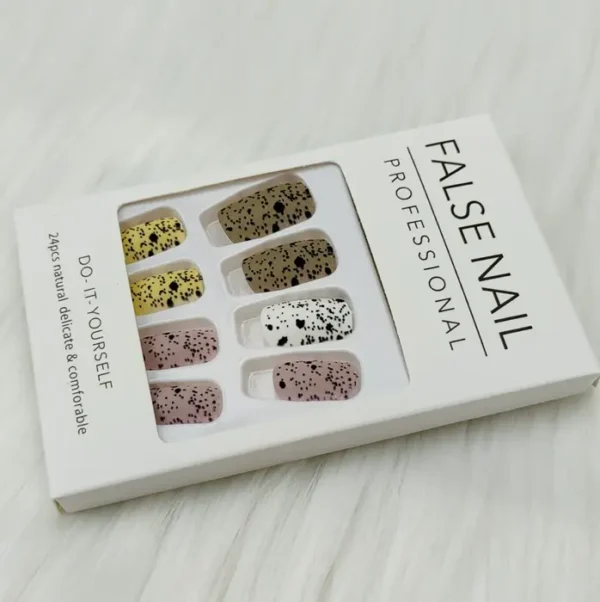 Trendy Easter Press-On Fingernails Set with Fun