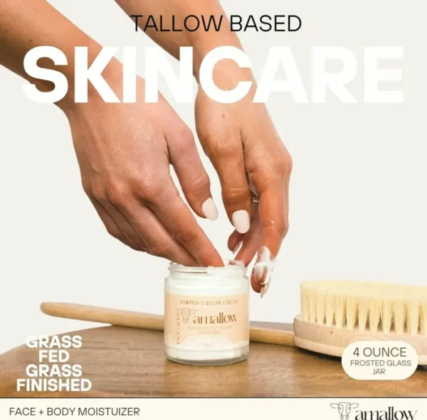 Natural Grass-Fed Fat Lotion for Skin