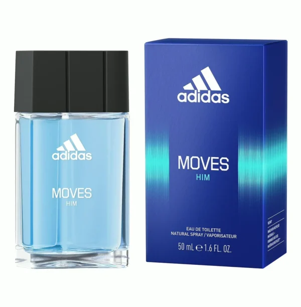 Adidas' Men's Moves Toilette Spray 1.6 Fl OZ