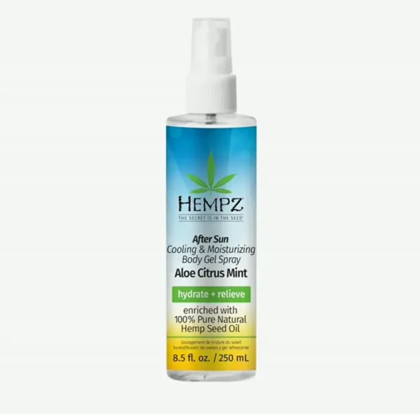 Post-Sun Soothing Aloe Vera Spray, Vegan 8.5 oz.