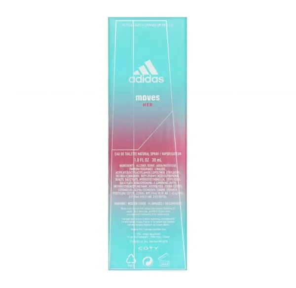Adidas’ Motion by Coty’s for Ladies 1.0 oz Eau de Toilette Spray