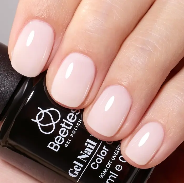 Neutral Gel Nail Polish Set 15ml Pink Sheer Nude Color Gift for Women