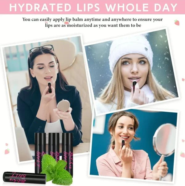 Four Pcs Amusing Swear Lip Balm Gifts