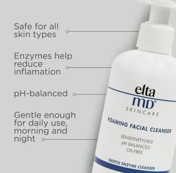 EltaMD Foaming Face Cleanser & Cleanser, Oil Free