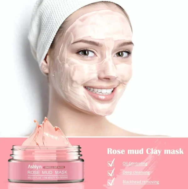 Ashlyn's 3 PCS Facial Masking Set, Green Tea Rose Skin Masks Skincare