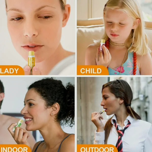 28-Pack Natural Chapstick with Vitamin E and Coconut Oil