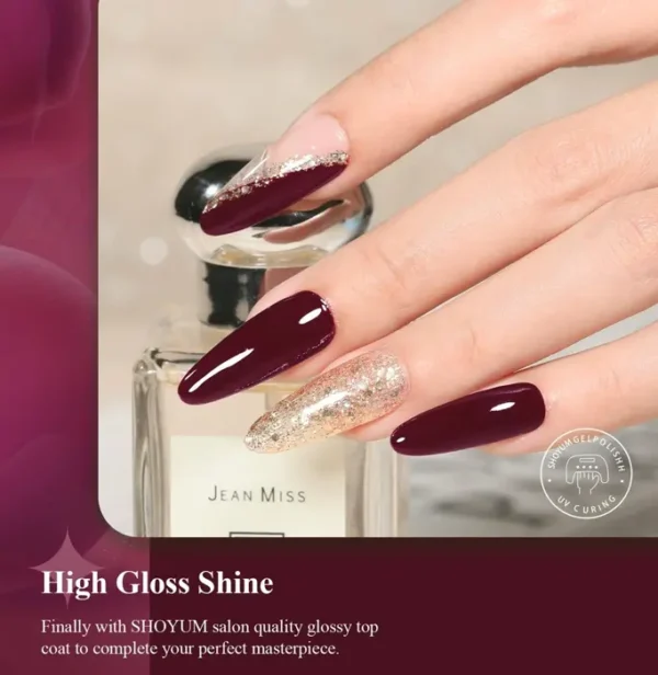 Soak-off Manicure Lacquer, 15ml Mahogany Color