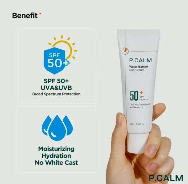 Aqua Shield Moisturizing Solar Cream SPF 50+ for Various Skin Types