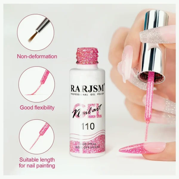 Glitter Gel Nail Polish Set