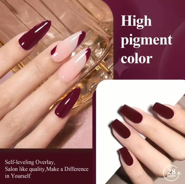 Soak-off Manicure Lacquer, 15ml Mahogany Color