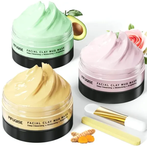 Face Pack Set - Herbal Vit C, Floral Clay