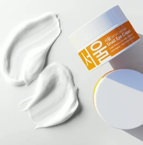 SeoulCeuticals Snail Mucin Under Eye Cream - 97.5% Snail Mucin Formula 0.5 oz