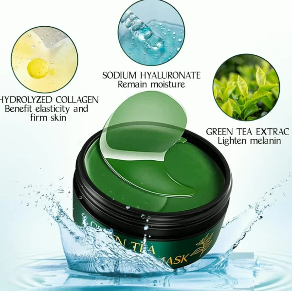Tiepetly's Under Eye Masks, Green Tea Infused