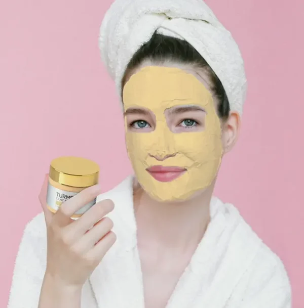 Face Masks for Skincare - Turmeric Vitamin C Clay Mask Set