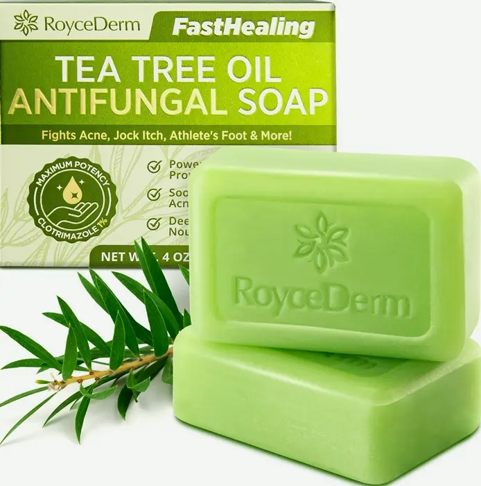 Derm Antifungal Tea Tree Soap: Facial & Body Treatment