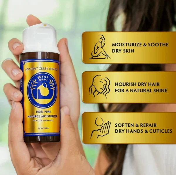 Organic Age-Defying Facial and Body Butter for Dry Skin