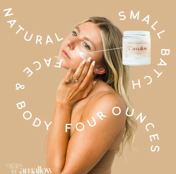 Natural Grass-Fed Fat Lotion for Skin