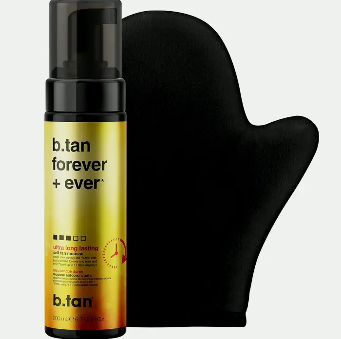Super Long-Lasting Self Tanner Foam & Mitt Set