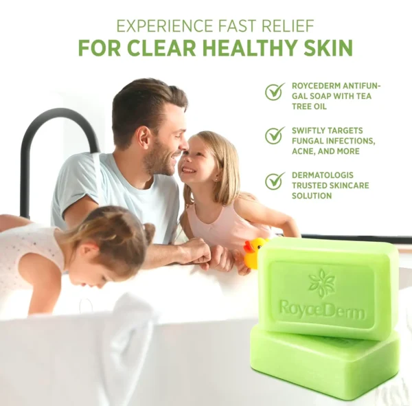 Derm Antifungal Tea Tree Soap: Facial & Body Treatment