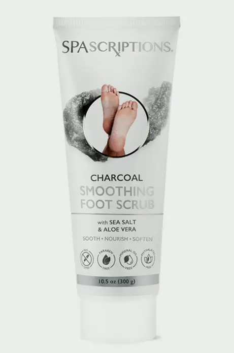 Spascriptions Charcoal-Based Foot Scrub, 10.5 oz