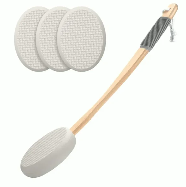 Back Lotion Applier with 4 Replacement Heads