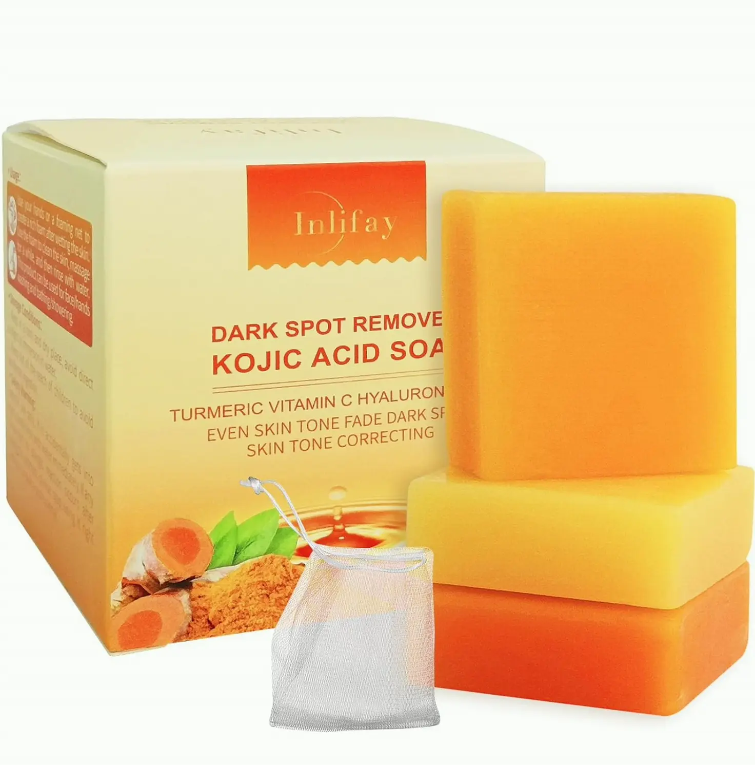 Inlifay Kojie Base Soap Dark Remover
