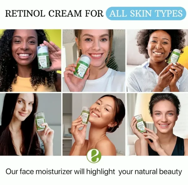 Vitamin A Face Moisturizer: Daytime & Evening Anti-Aging Formula with Collagen, Niacinamide, & Peptides, 1.7 Fluid Ounces