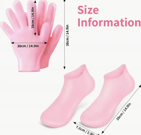 Moisturizing Gel Socks for Dry Feet