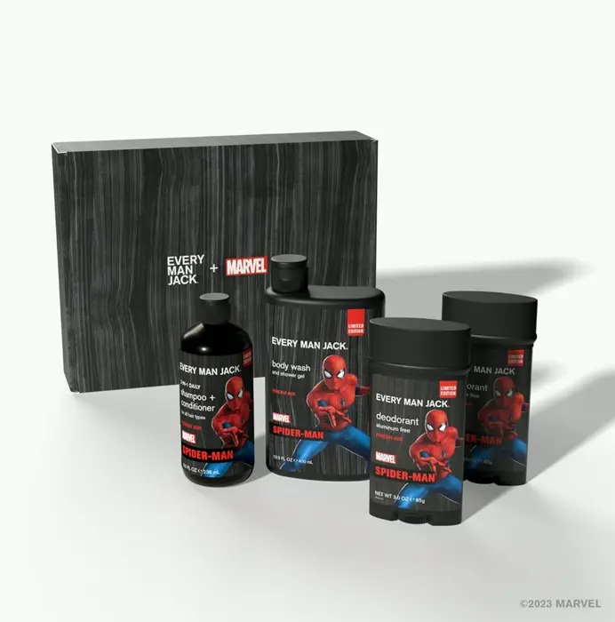 Complete Spider-Man Grooming Kit for Guys