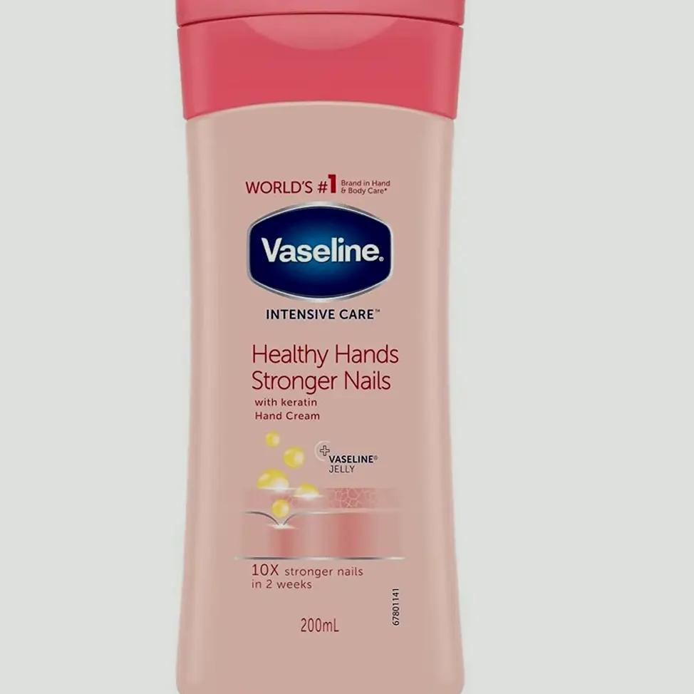 Vaseline Palm Cream with Cuticle Strength, 6.76oz, 3 Pack