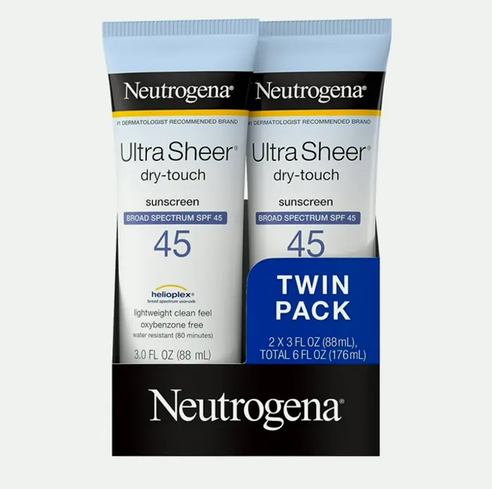 Suntan Cream Gel Sun Protection Factor 45+ Compact Volume