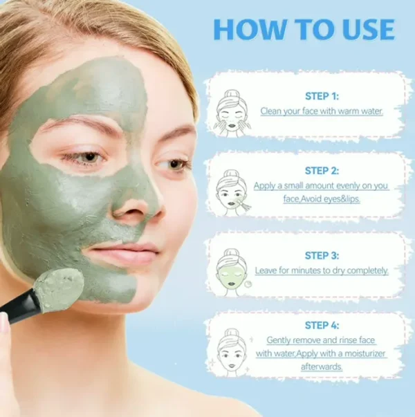 Face Masks for Skincare - Turmeric Vitamin C Clay Mask Set