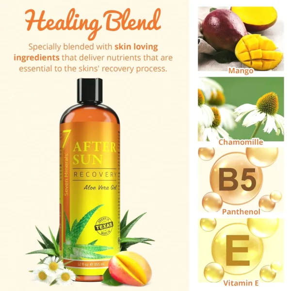 NEW Relief After Sun Gel with Aloe Vera - Instant Help