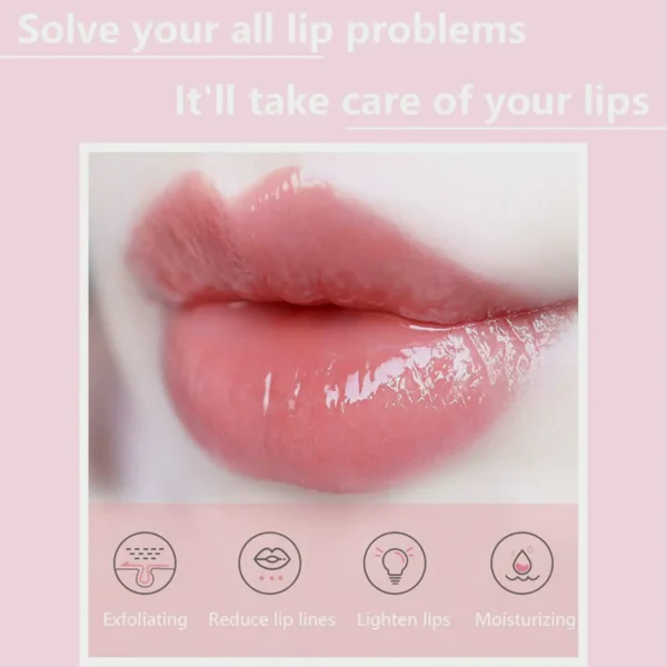 2PCS Honey & Strawberry Lip with Exfoliator Tool