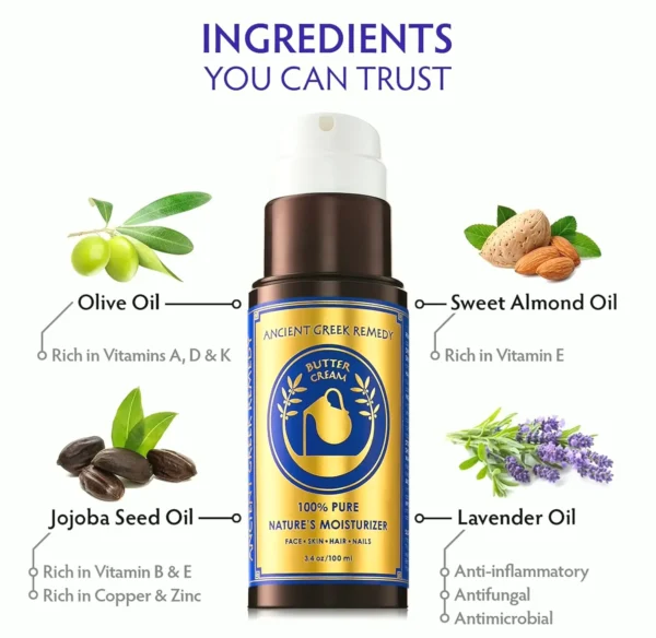 Organic Age-Defying Facial and Body Butter for Dry Skin